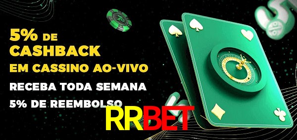Promoções do cassino ao Vivo RRBET